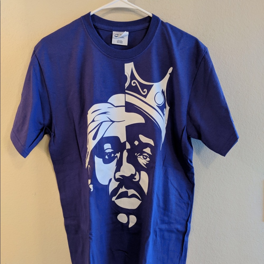 Notorious big tee size M purple